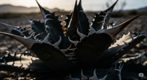 ハデスに代表される長い鋸歯が素晴らしく雰囲気があるアガベ