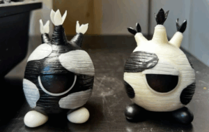 skr.9.2の白黒グラモン。シンプルな色使いが逆に存在感を際立たせる。